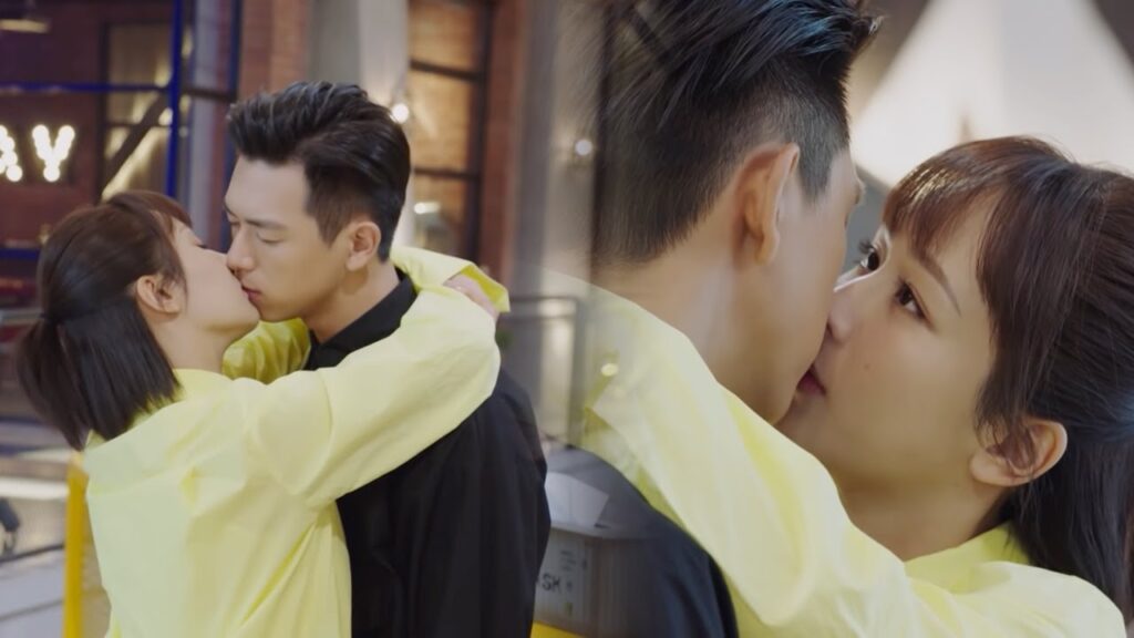 يتبادل الحبيبين القبلات ولكن ما قاله لها جعلها تحمر خجلًا💖😘مشهد رومانسي من "هيا هيا يا الحبار"