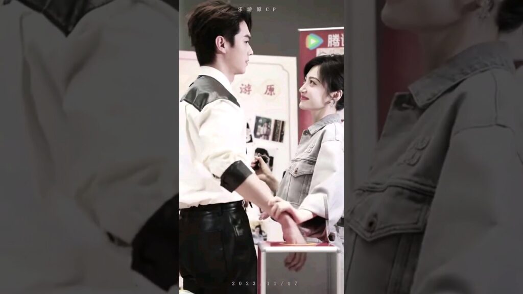 شقاوة ولطافة شو كاي مع جينغ تيان #xukai #许凯 #景甜 #jingtian #wonderlandoflove #乐游原 #shorts #new #جديد