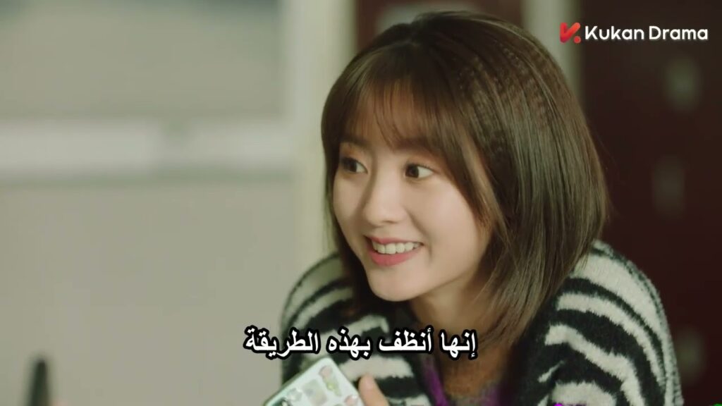 يعترف بحبه اليها بطريقة لطيفة