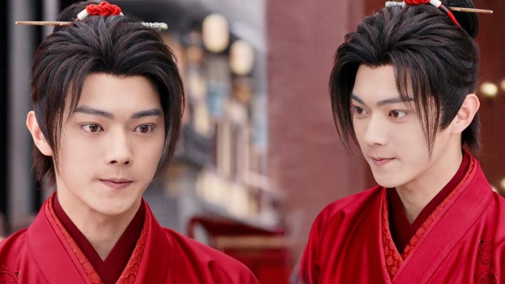 مراسيم زواج شو كاي من البطلة  ( ارض عجائب الحب )