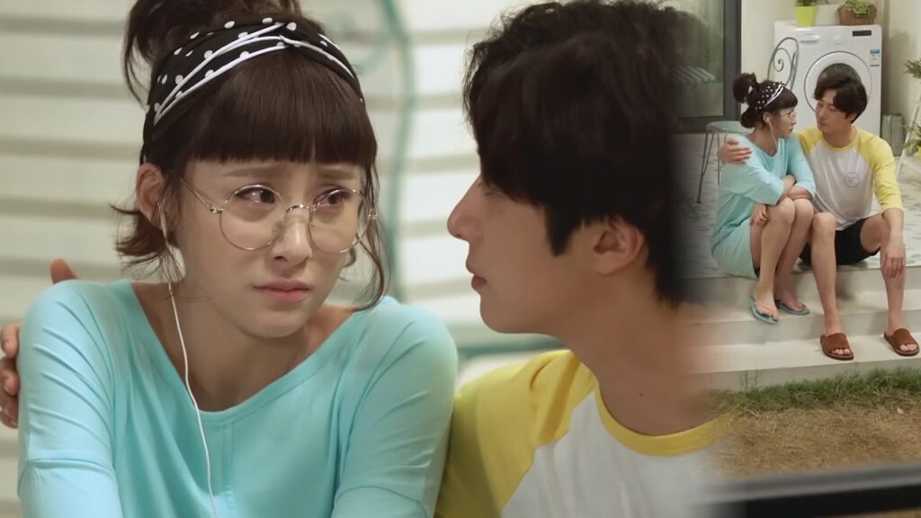 يراها تبكي بمفردها فيجلس بجانبها ويجعلها تبكي في حضنه🤗💔مشهد مؤثر من "أكاذيب الفتيات"