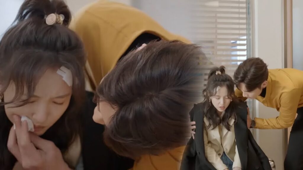 يعلن الوسيم نفسه بأنه حبيبها مما يجعلها تصدم❤️مشهد من "‫هنا نلتقي ثانية"