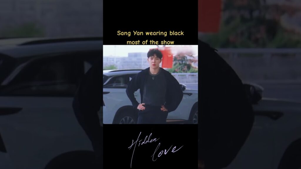 سانغ يان يرتدي اللون الأسود معظم العرض!😎 #HiddenLove #حب_خفي #zhaolusi #chenzheyuan