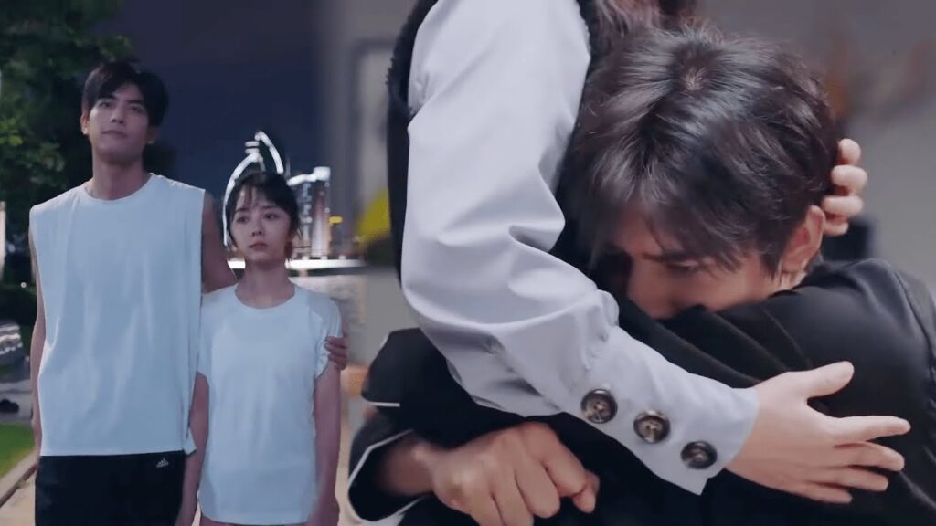 يلقي الوسيم بنفسه بين أحضان حبيبته للراحة فتمسك يديه وتركض | مشهد من مسلسل انطلق