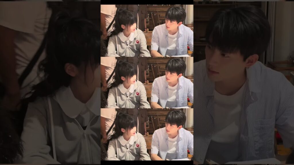 حتى الدراسة معك يمكن أن تكون سعيدًا جدً🥰🥰🥰 #WhenIFlyTowardsYou #youku #ZhouYiran #ZhangMiaoyi