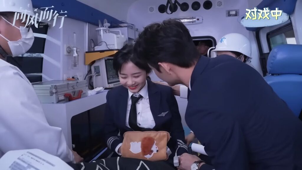 [كواليس] المسلسل الصيني الرومانسي "رحلتي إليك" |"Flight to You" ✈️ نوع:[علاقة بين مدرب ومتدربة]