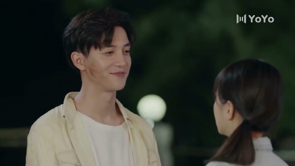 تبكي من الخوف لانه طارد اللص ولم يعد حتى الليل  ( نهر يجري خلاله )