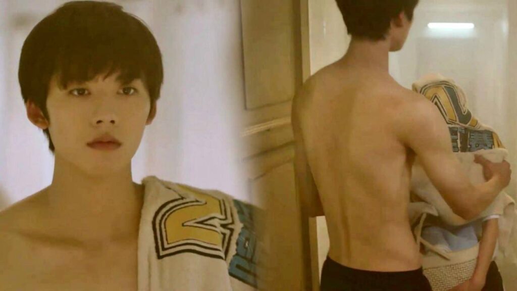 تدخل حمام الرجال , فيغطي وجهها لكي لا ترى شيئا ( عزباء محترفة )