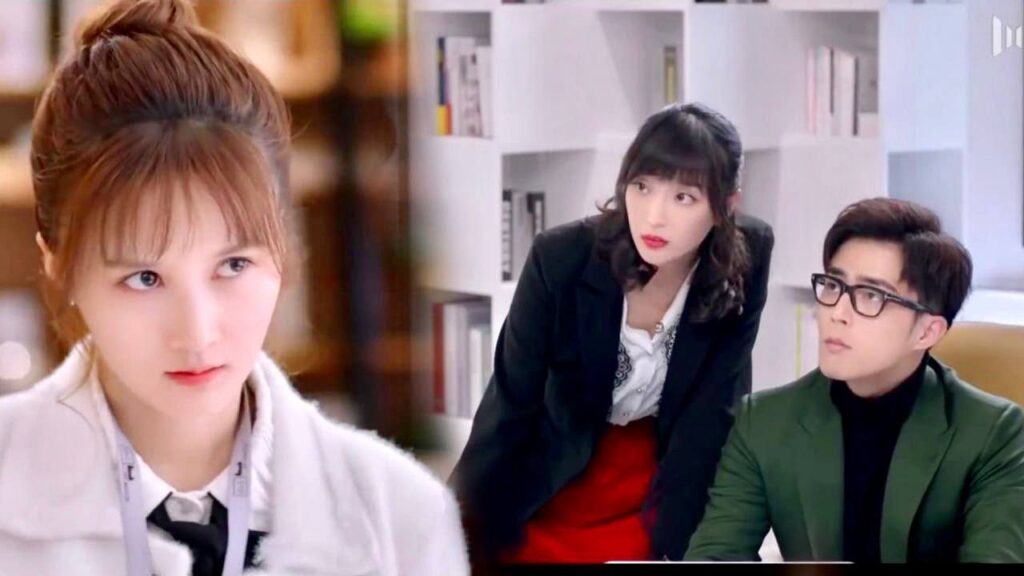 تدخل المكتب فتجد زوجها و حبيبتـه السابقة معا  ( هي التي احبها )