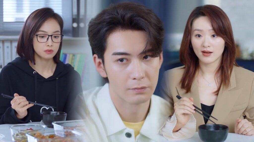 تنجح الماكرة في تفريقهما ولكنه يخبرها بأنه سيستعيد فتاته ولن يحب سواها💖مشهد من "عزيزتنا المترجمة"