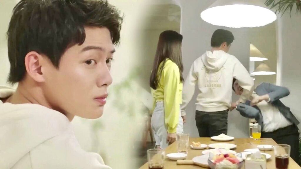 يأتي وينقذها لان هناك شاب يريد صفع وجهها حتى وان كانت فتاة