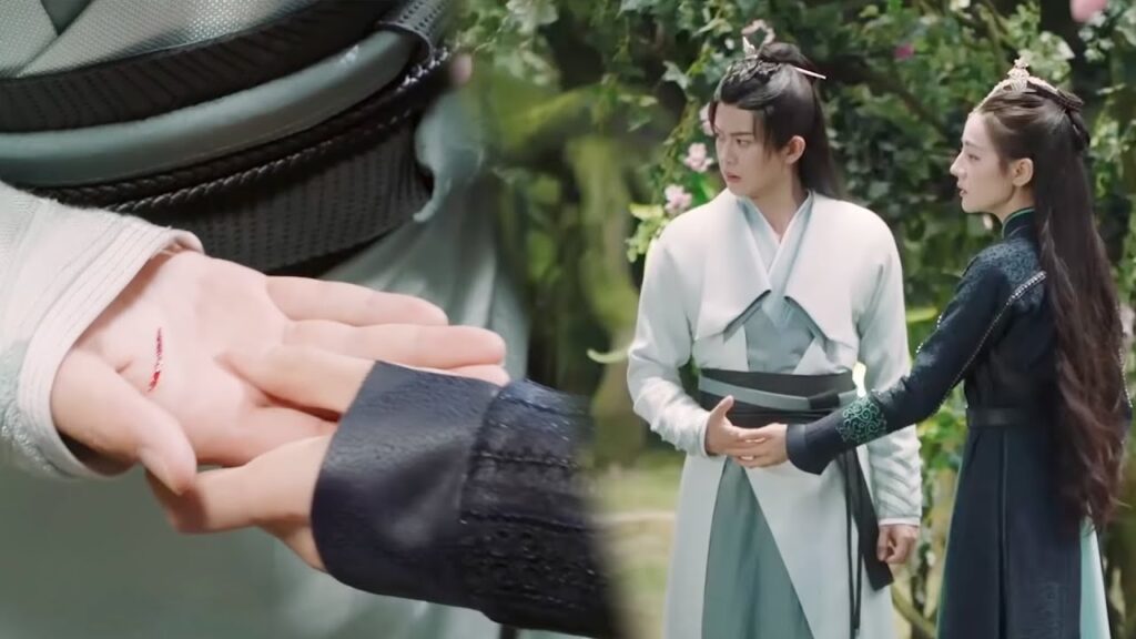 من اللطيف أيضًا إظهار المودة أثناء القتال، مظهر (تشانغ يي) الغيور لطيف جدًا | مقطع من الهمسة الزرقاء