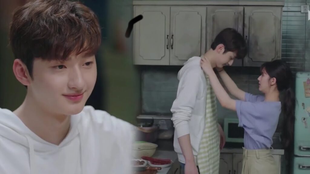 تعود من العمل فترى حبيبها يطبخ لها الطعام انه الحب تعود من العمل فترى حبيبها يطبخ لها الطعام انه الحب