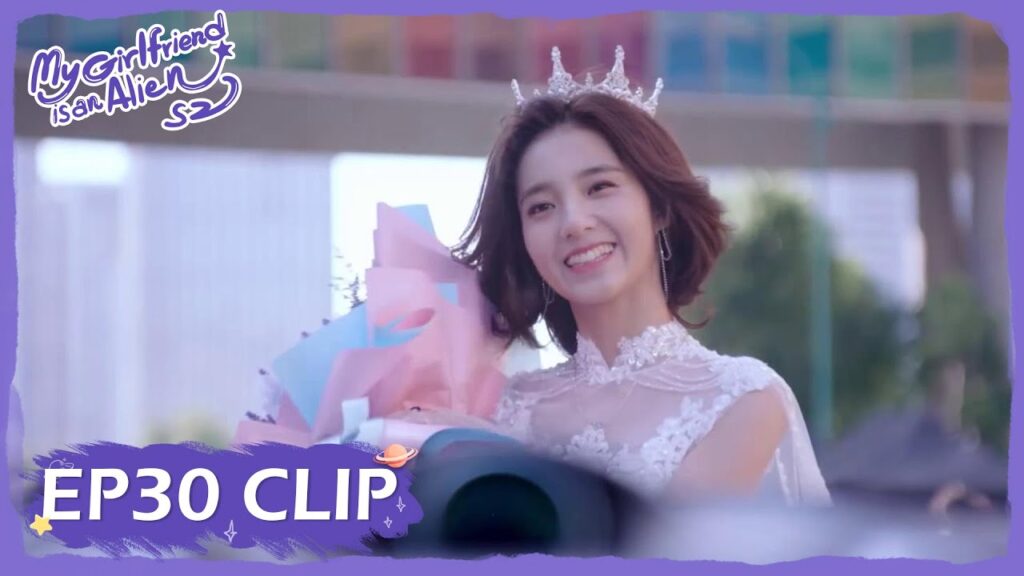 شياو تشي ظهرت فجأة بالفستان الأبيض | مقطع من الحلقة 30 "حبيبتي فضائية 2 " | WeTV