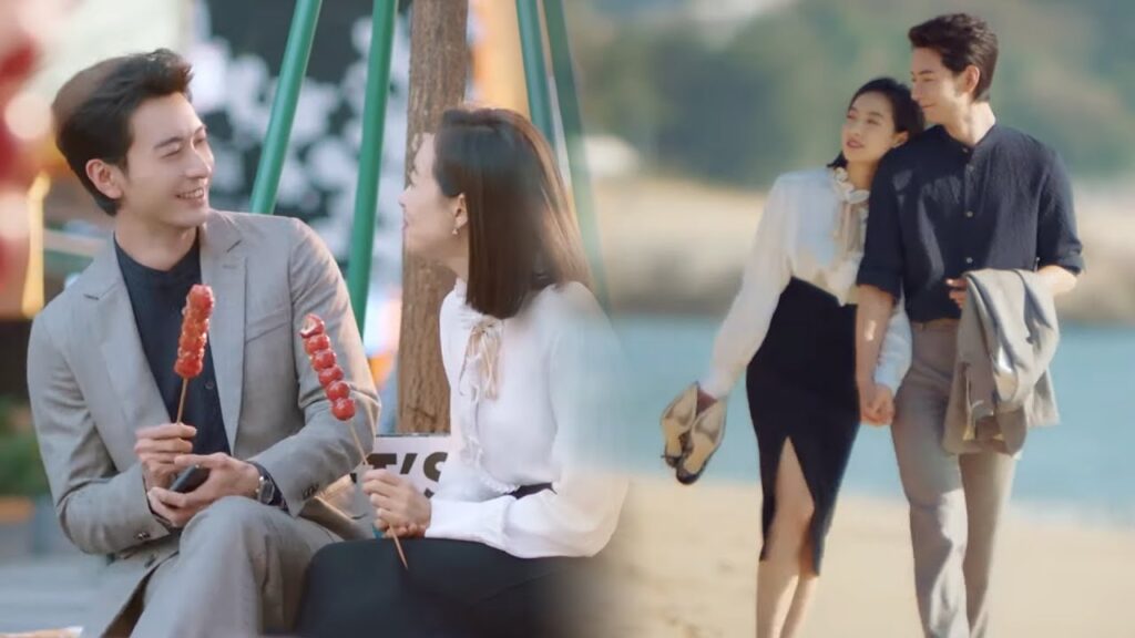 في وسط مشاكلها يكون حبيبها السبب الوحيد لمصدر ابتسامتها وحلًا لمشاكلها💖مشهد من "عزيزتنا المترجمة"