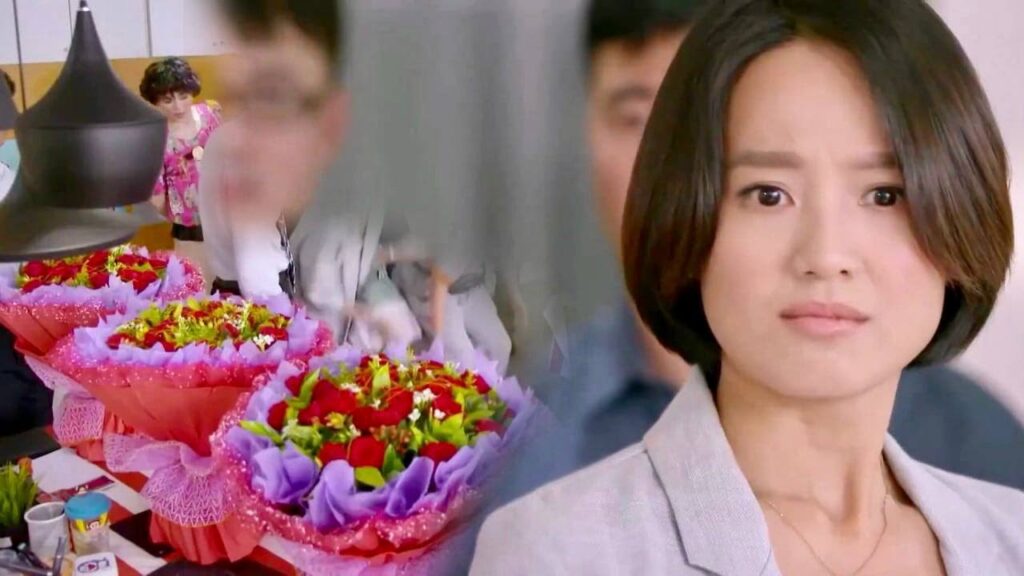 حبيبها السابق  يرسل لها الزهور الى الشركة و تصبح حديث الجميع  ( ابي على وشك الزواج )