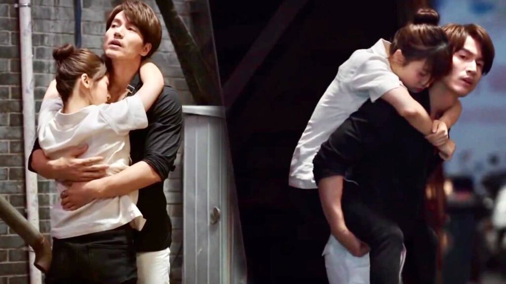 تذهب الى الملهى فيأتي لكي يصطحبها لكنها تعانقه فجأة  ( عد نجومك المحظوظة )