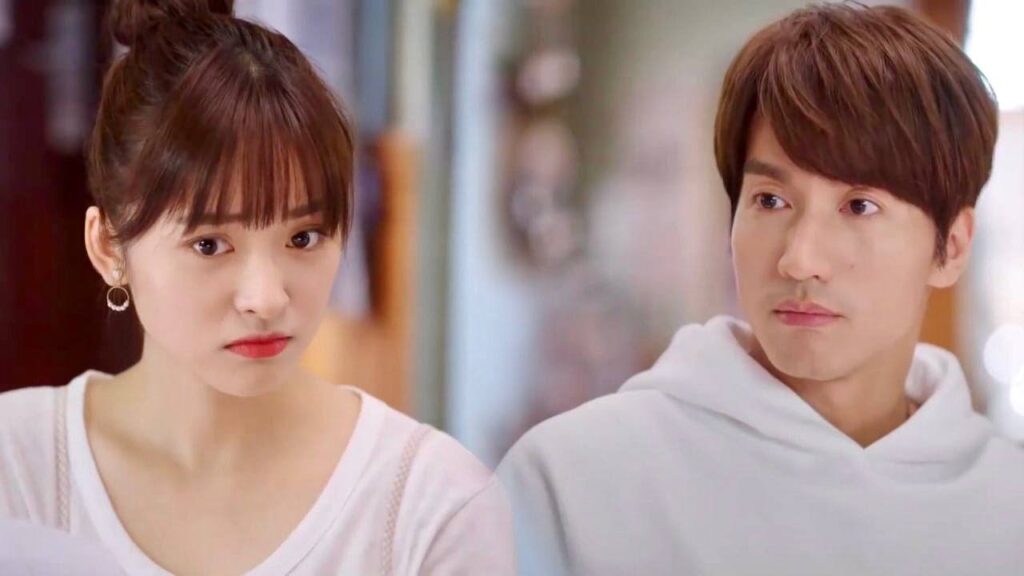 تشكره على مساعدته لها , لكنه يتظاهر بالبرود  ( عد نجومك المحظوظة )