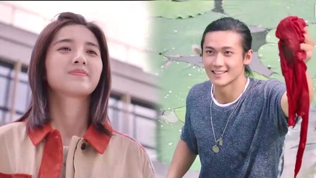 يرمي نفسه في النهر لكي يحضر لها وشاحها        ( رومانسيتي الاولى )