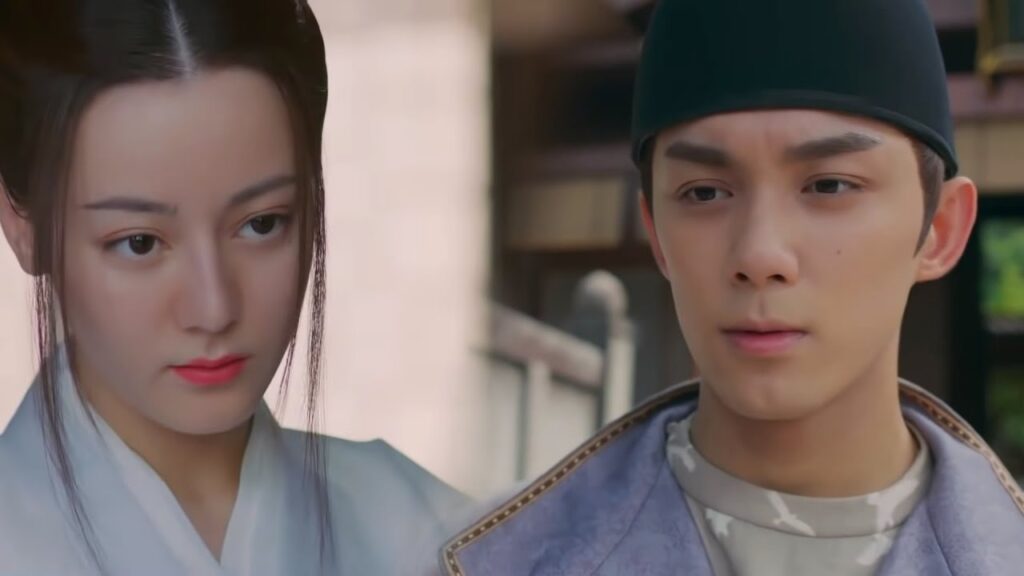 يحاول العثور على حبيبته لكنها دائما تسبقه بخطوة مشهد من المسلسل التاريخي الرومانسي "القصيدة الطويلة"