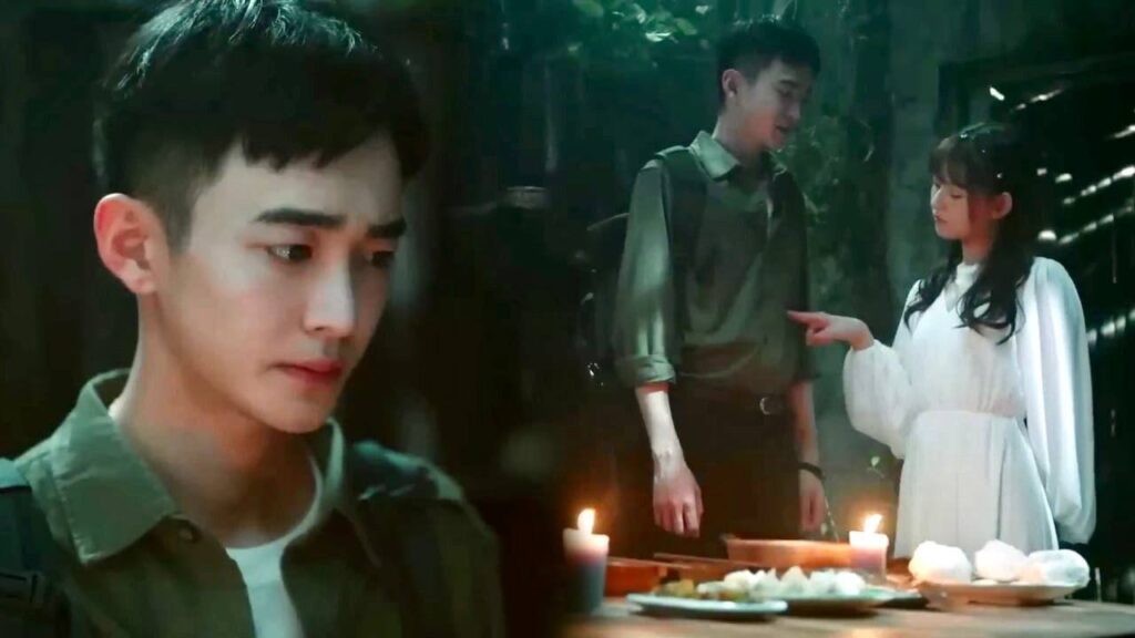 يدخل منزلـها و يتناول طعامـها و يختبأ خوفا منها , لكنها تكشف امره ( الحب الصامت )