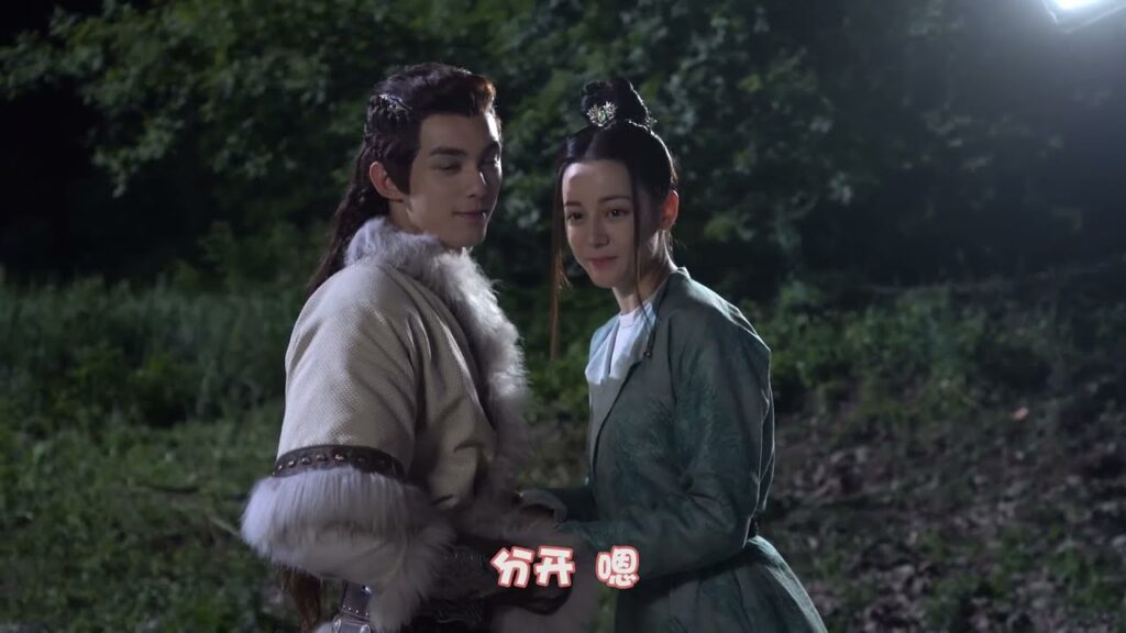 مشهد لطيف من كَواليس تصوير مسلسل القصيدة الطويلة | The Long Ballad من نوع (أعداء يقعان في الحب)