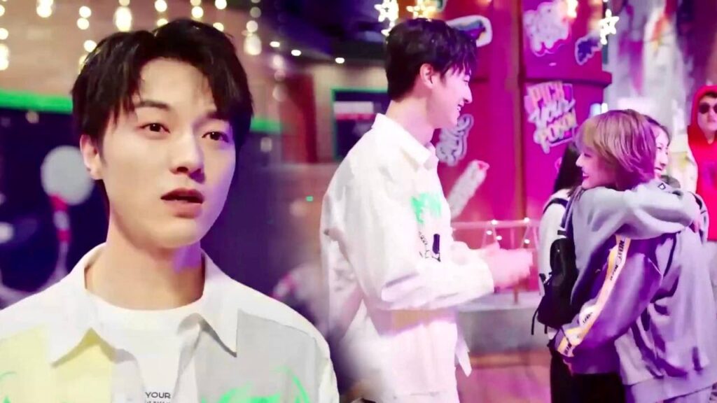 يشجع حبيبـته وهي ترقص الهيب هوب مع اصدقائها ( على وشك الشهرة )