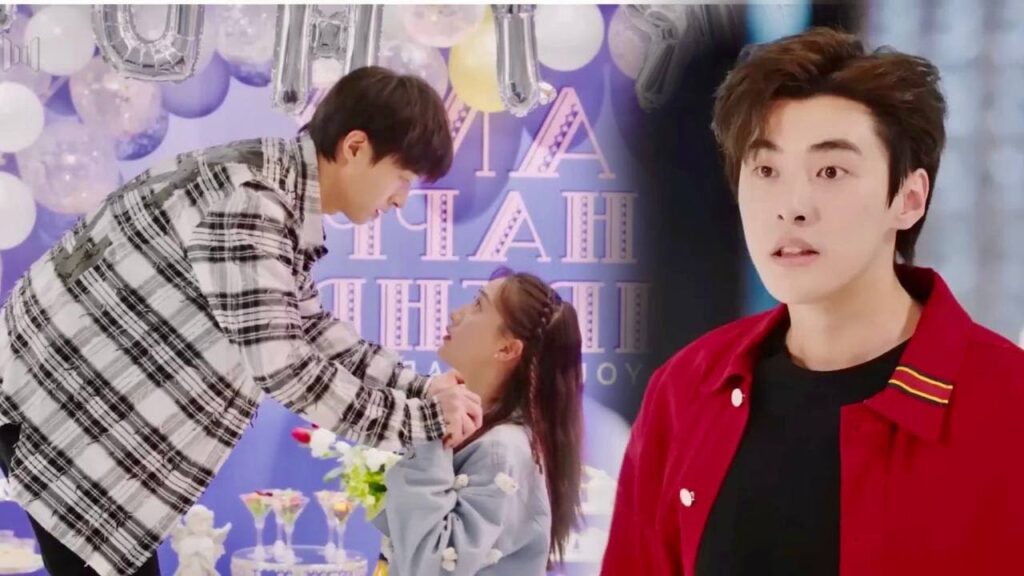 يغضب منها لانها تقوم بلحظة رومانسية مع منافسـه ( على وشك الشهرة )