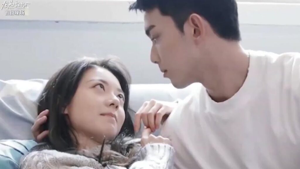 خلف الكواليس لمسلسل وسط عاصفـة ثلجيـة من الحب  #amidstasnowstormoflove #在暴雪时分 #leowu   #zhaojinmai
