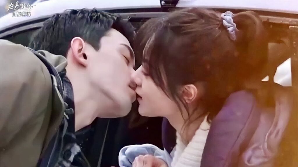 خلف الكواليس لمسلسل وسط عاصفـة ثلجيـة من الحب  #amidstasnowstormoflove #在暴雪时分 #leowu   #zhaojinmai