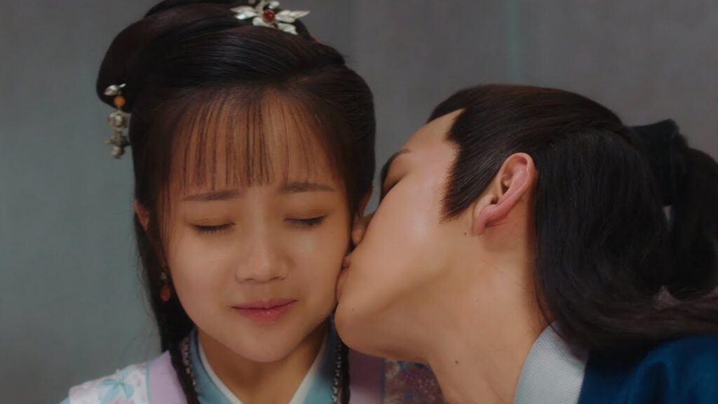 إغلقي عينكِ... سأُقبلكِ مشهد من المسلسل الرومانسي التاريخي"حب رومانسي |" A Love So Romantic"