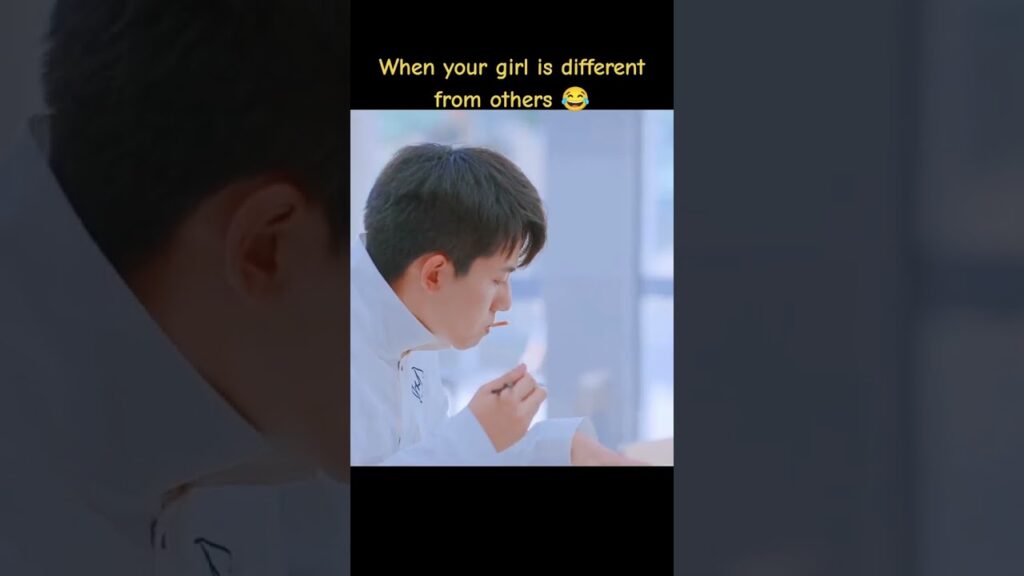 عندما تكون فتاتك مختلفة عن الآخرين🥺🤣 #thebestofyouinmymind #songyiren #youku