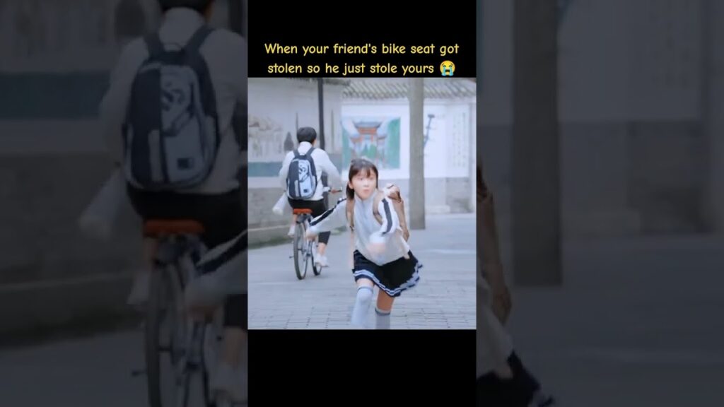 عندما سُرق مقعد دراجة صديقك، فقد سرق مقعدك للتو🤣 #thebestofyouinmymind #songyiren #youku