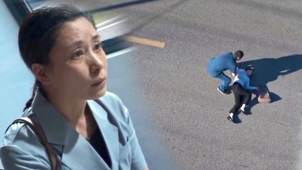 تتعرض زوجتـه لحادث سير امامه ( العودة ) تتعرض زوجتـه لحادث سير امامه ( العودة )