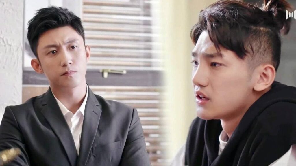 يواسي صديقه و يخبره بانه لو كان مكانها لن يقبل به ايضا 😭💔 ( محظوظ بلقائك )