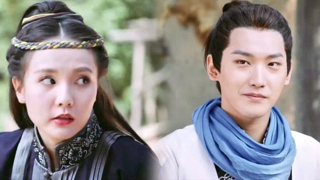 تأكل بشراسة بالرغم من كونها فتاة لكنه يعتقد بانها ظريفة❤️😍( اسطورة طارد الارواح جونغ كوي )