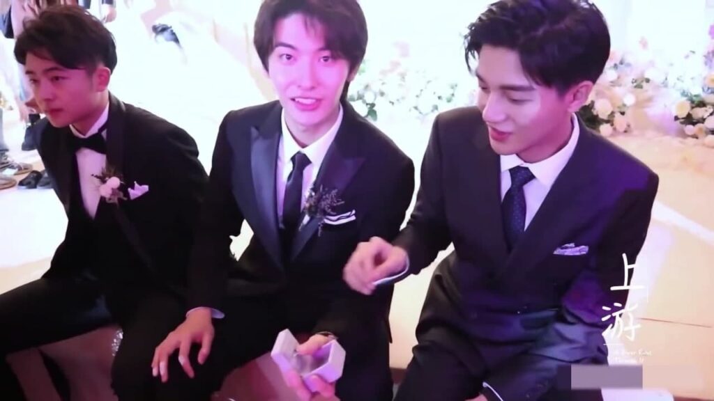 كواليس مشهد الزفاف في الحلقة الاخيرة من دراما نهر يجري خلاله