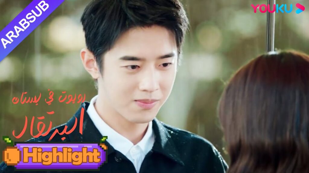 "روبوت في بستان البرتقال"｜حلوة جدا! أمطرت بغزارة والرئيس الوسيم حمل مظلة لفتاة الروبوت!｜YOUKU