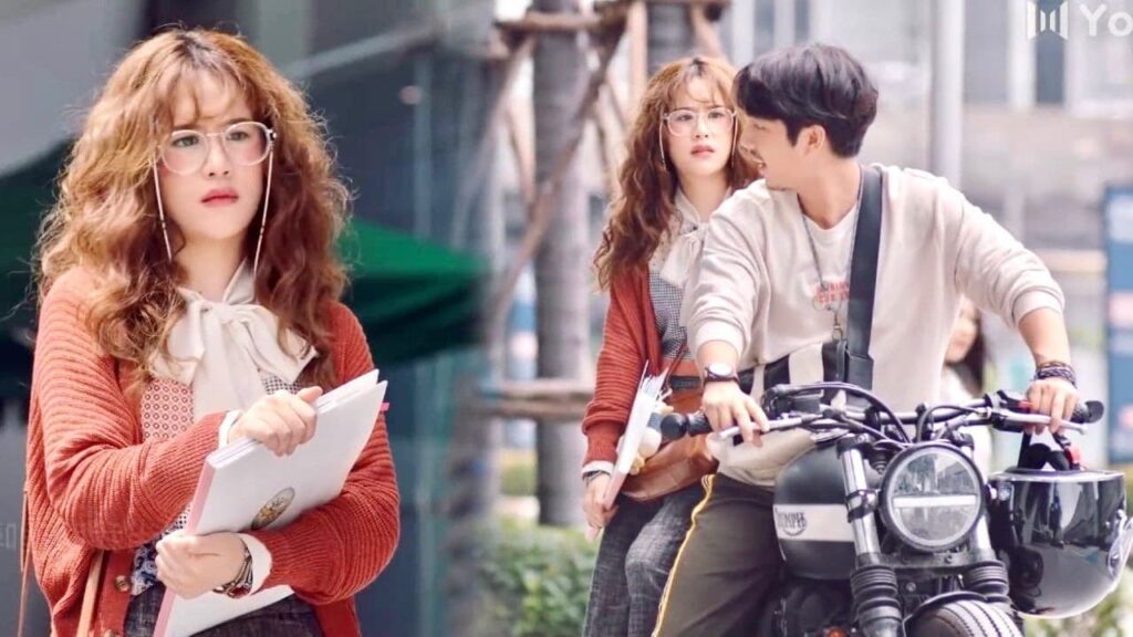 تصبح مساعدته الشخصية و يجعلها تدفع دراجتـه لانها معطلة 😂❤️ ( انتي جميلة )