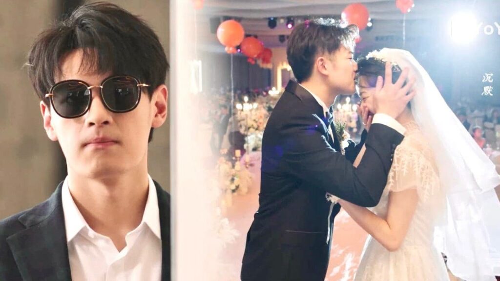 يبكي وهو يرى الفتاة التي يحبها تتزوج 💔😭 ( نهر يجري خلاله )