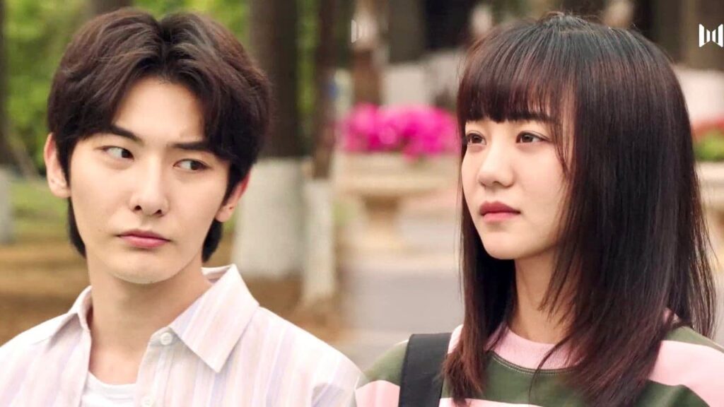 يتألم برؤيتها تبكي على شاب غيــره 💔🥺 ( نهر يجري خلاله )