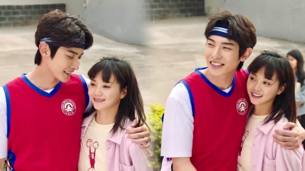 يعانـــقها و يتغزل بها امام حبــها الاول ❤️😍 ( نهر يجري خلاله )