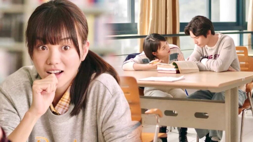 تراقب صديقها الاحمق وهو في موعد مع صديقته ❤️😱 ( نهر يجري خلاله )