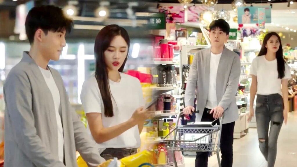 تأخذ معها حبيبـها الى السوق لكي تتباها به ❤️  شريكي بالسكن الوسيم )