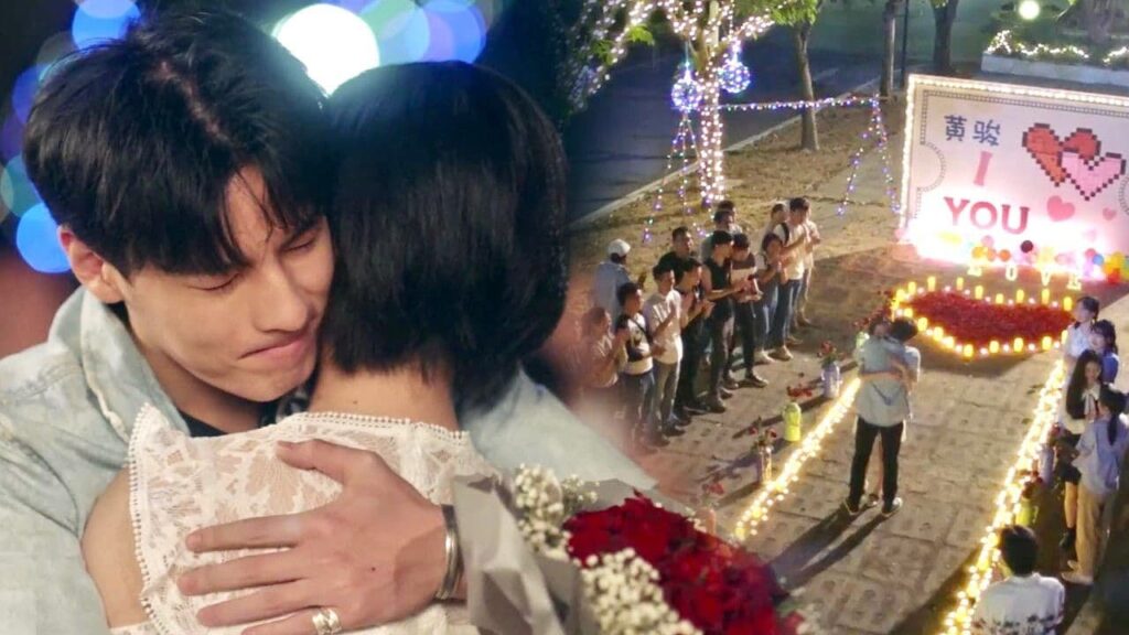 تعترف الفتاة بحبــها امام الجميع ❤️😍 ( نهر يجري خلاله )