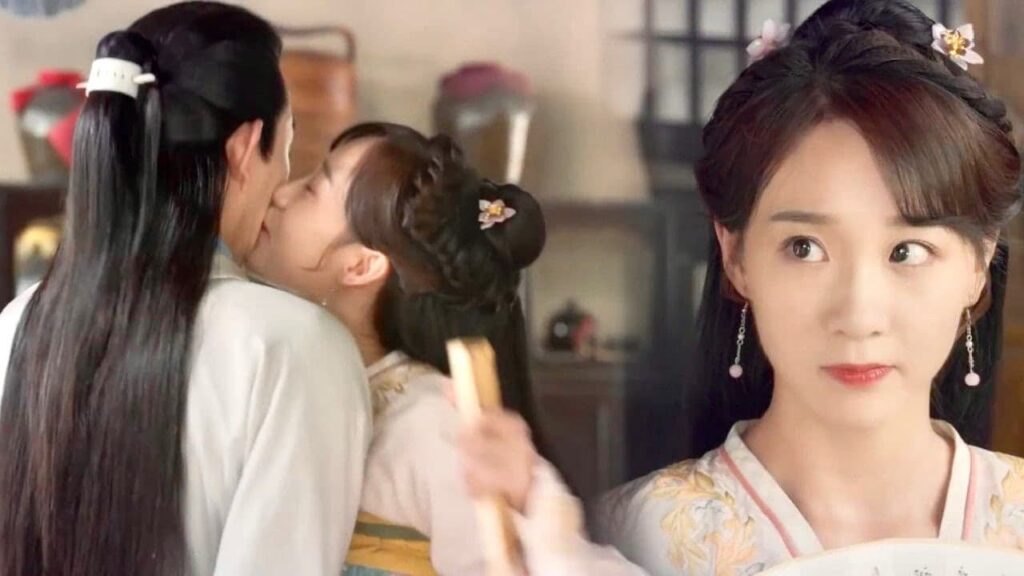 تقوم بتقبيـل زوجها و تستمر بمغازلته حتى يعترف لها ❤️ ( الذواقة في عهد تانغ )