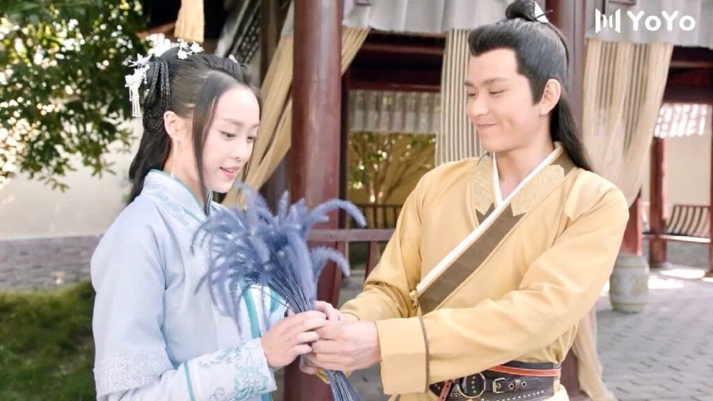 يعطيها الزهور فتستغل الفرصة و تعترف له بمشاعرها و تقبله ❤️😍 (الوعد الضائع)