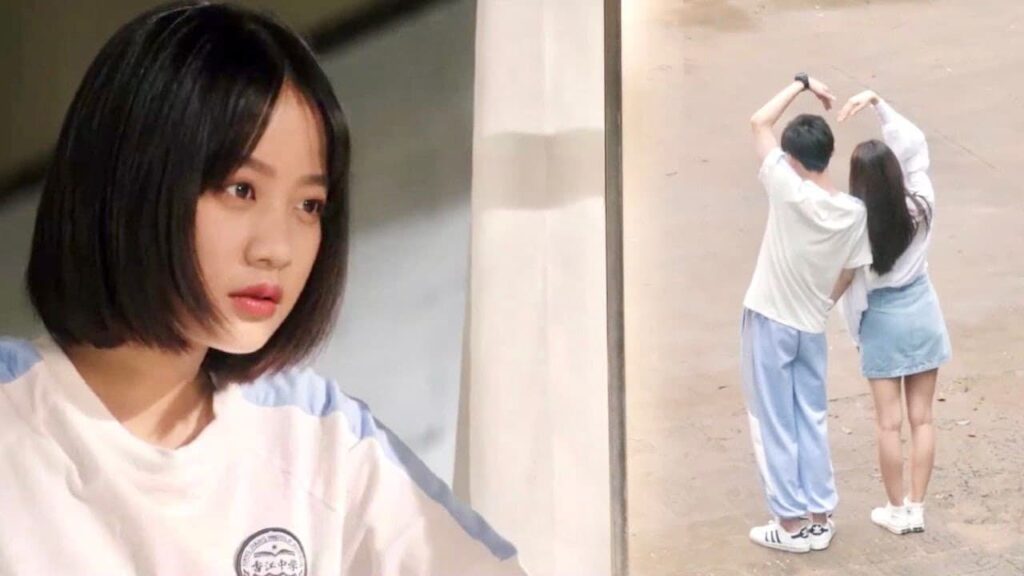 تشعر بالغيرة لانه يصنع القلوب مع فتاة غيرها 💔( لاتغادر بعد المدرسة )