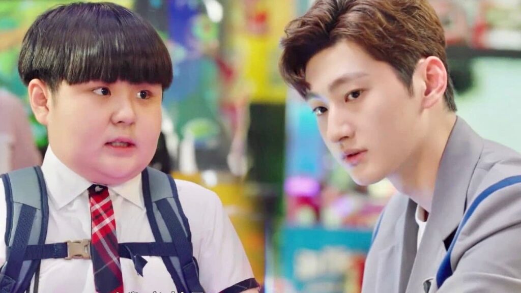 يعلم الطفل البدين كيف يتقرب من حسناء الصف 😍❤️ (ارجوك اطمئن يا سيد لينغ)