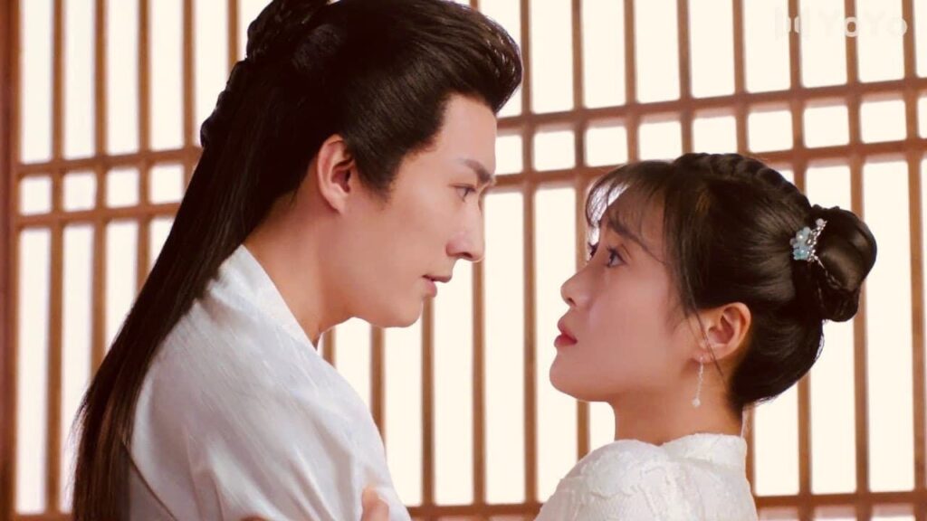 من سمح لكِ بإقتحام الحمام وانا استحم ❤️ (جينغ لو )